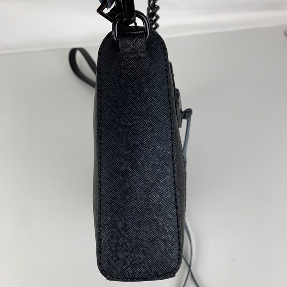 Rebecca Minkoff Black Leather Avery Crossbody Bag - Picture 6 of 7